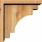 Ekena Millwork Mediterranean Rough Sawn Corbel w/Backplate, Western Red Cedar, 8"W x 12"D x 12"H COR08X12X12MED01RWR - alternate 2